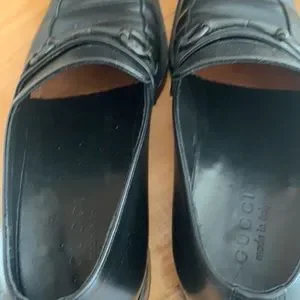 Gucci | Shoes | Mens Gucci Matte Black Loafers Dresss Shoes  display picture 1
